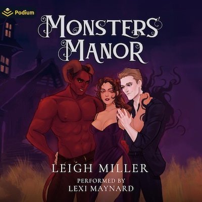 Monsters' Manor – omslag til lydbogen af Leigh Miller