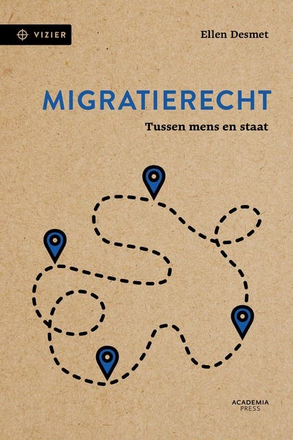 Migratierecht: Tussen mens en staat – omslag van het luisterboek van Ellen Desmet