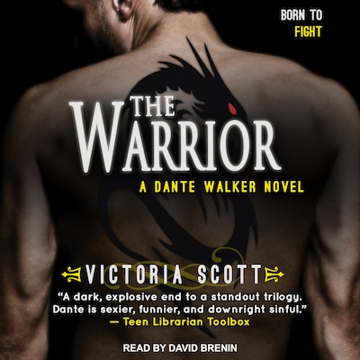 The Warrior – omslag til lydbogen af Victoria Scott