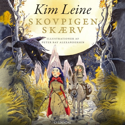 Skovpigen Skærv – omslag til lydbogen af Kim Leine