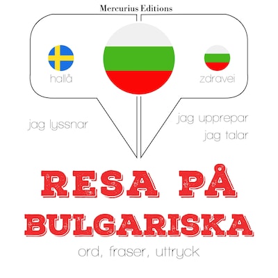 Resa på bulgariska – omslag till ljudboken av JM Gardner