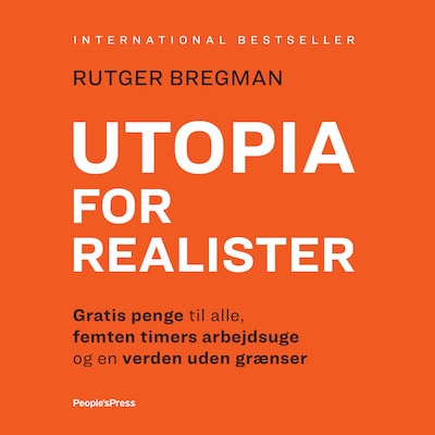Utopia for realister – omslag til lydbogen af Rutger Bregman