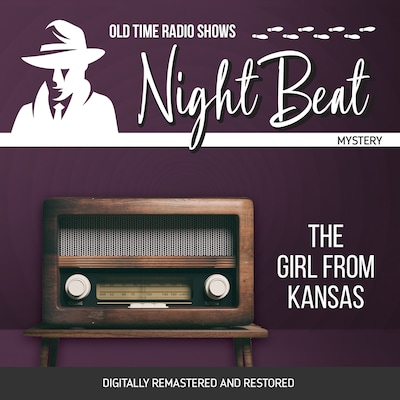 Night Beat: The Girl From Kansas – omslag til lydbogen af Larry Marcus