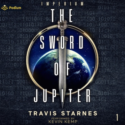 The Sword of Jupiter – omslag til lydbogen af Travis Starnes