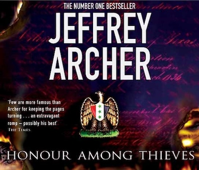 Honour Among Thieves – omslag til lydbogen af Jeffrey Archer