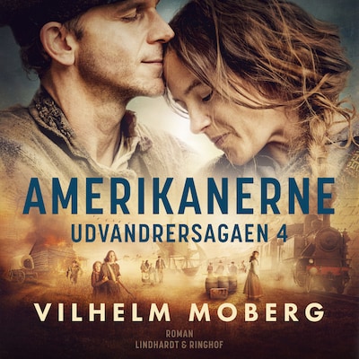 Amerikanerne – omslag til lydbogen af Vilhelm Moberg