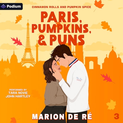 Paris, Pumpkins, and Puns – omslag til lydbogen af Marion De Ré