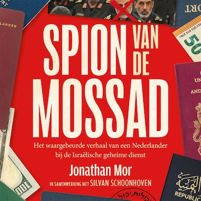 Spion van de Mossad – omslag van het luisterboek van Jonathan Mor, Silvan Schoonhoven