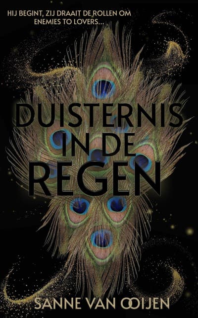 Duisternis in de regen – omslag van het luisterboek van Sanne Van Ooijen