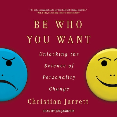 Be Who You Want – omslag til lydbogen af Christian Jarrett