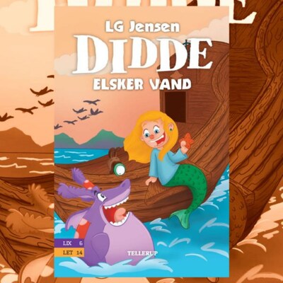 Didde elsker alt #5: Didde elsker vand – omslag til lydbogen af LG Jensen