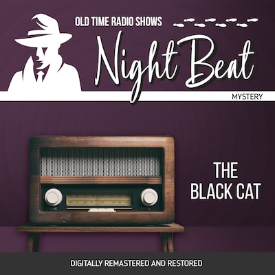 Night Beat: The Black Cat – omslag til lydbogen af Frank Lovejoy