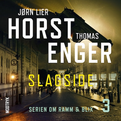 Slagside – omslag til lydbogen af Jørn Lier Horst, Thomas Enger