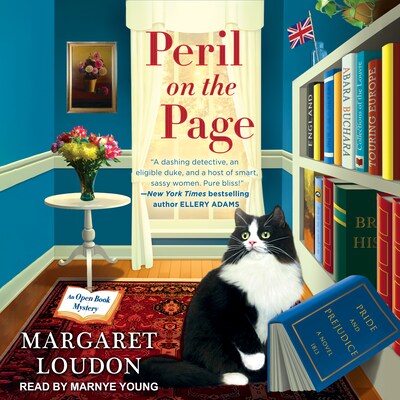 Peril on the Page – omslag til lydbogen af Margaret Loudon