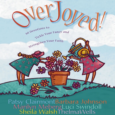 Overjoyed! – omslag til lydbogen af Patsy Clairmont, Barbara Johnson, Marilyn Meberg