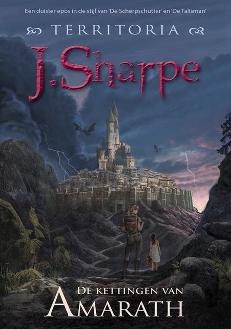 De kettingen van Amarath – omslag van het luisterboek van J. Sharpe