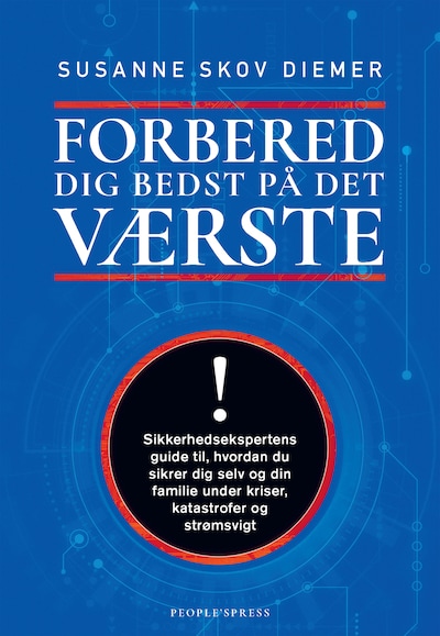 Forbered dig bedst på det værste – omslag til lydbogen af Susanne Skov Diemer