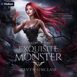 Exquisite Monster: Dragons of Viria, Book 2 – omslag till ljudboken av Devyn Sinclair