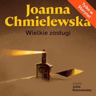 Wielkie zasługi – okładka audiobooka, autor Joanna Chmielewska
