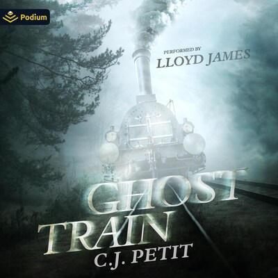 Ghost Train – omslag til lydbogen af C.J. Petit