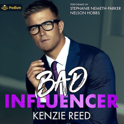 Bad Influencer – omslag til lydbogen af Kenzie Reed