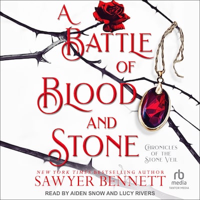 A Battle of Blood and Stone – omslag til lydbogen af Sawyer Bennett