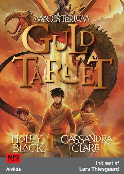 Magisterium 5: Guldtårnet – omslag til lydbogen af Cassandra Clare, Holly Black