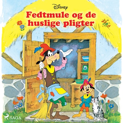 Fedtmule og de huslige pligter – omslag til lydbogen af Disney