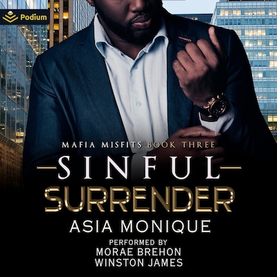 Sinful Surrender – omslag til lydbogen af Asia Monique