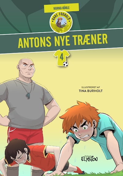 Antons nye træner – omslag til lydbogen af Nanna Kühle