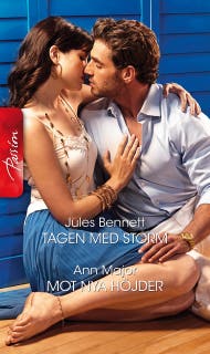Tagen med storm / Mot nya höjder – omslag till ljudboken av Ann Major,Jules Bennett