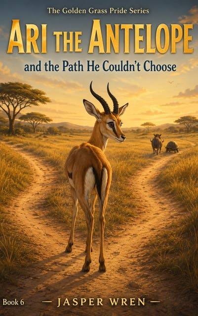 Ari the Antelope: and the Path He Couldn't Choose – omslag til lydbogen af Jasper Wren