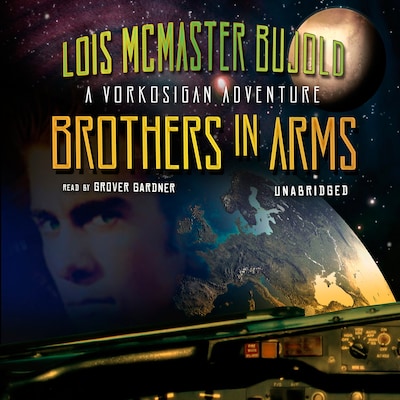 Brothers in Arms – omslag til lydbogen af Lois McMaster Bujold
