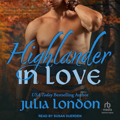 Highlander in Love – omslag til lydbogen af Julia London