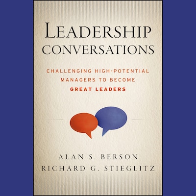 Leadership Conversations – omslag til lydbogen af Alan S. Berson, Richard G. Stieglitz