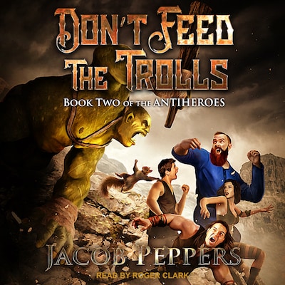 Don’t Feed the Trolls – omslag til lydbogen af Jacob Peppers