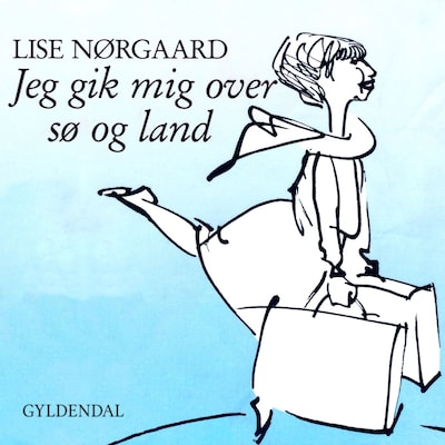 Jeg gik mig over sø og land – omslag til lydbogen af Lise Nørgaard