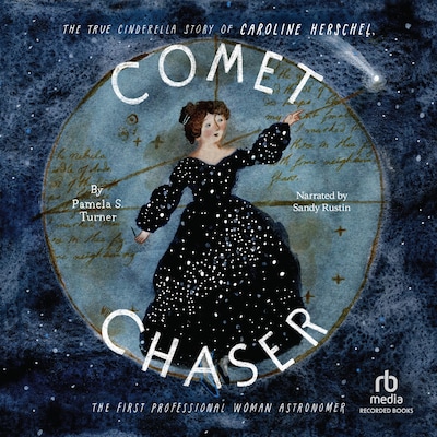 Comet Chaser – omslag til lydbogen af Pamela S. Turner