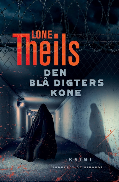 Den blå digters kone – omslag til lydbogen af Lone Theils