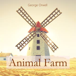 Animal Farm – omslag van het luisterboek van George Orwell