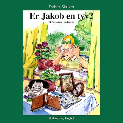 Er Jakob en tyv? – omslag til lydbogen af Esther Skriver