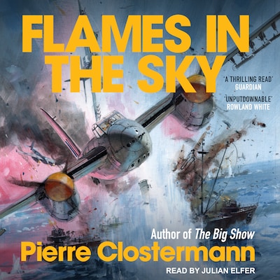 Flames in the Sky – omslag til lydbogen af Pierre Clostermann