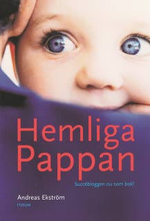 Hemliga pappan – omslag till ljudboken av Andreas Ekström