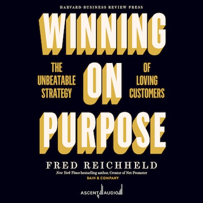 Winning on Purpose – omslag til lydbogen af Fred Reichheld