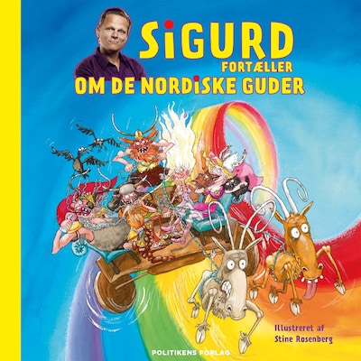 Sigurd fortæller om de nordiske guder – omslag til lydbogen af Sigurd Barrett