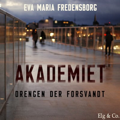 Akademiet 2 – Drengen der forsvandt – omslag til lydbogen af Eva Maria Fredensborg