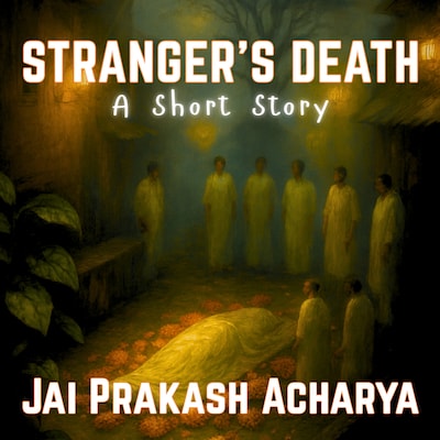 Stranger's Death – omslag til lydbogen af Jai Prakash Acharya