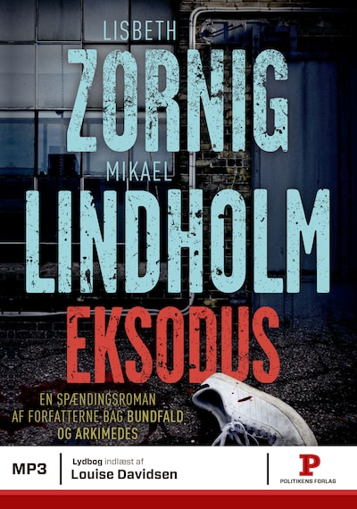 Eksodus – omslag til lydbogen af Mikael Lindholm, Lisbeth Zornig