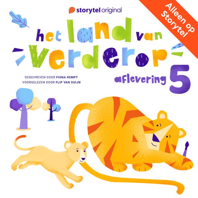 Het land van Verderop: Aflevering 5 – omslag van het luisterboek van Fiona Rempt