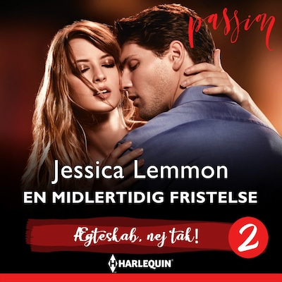 En midlertidig fristelse – omslag til lydbogen af Jessica Lemmon